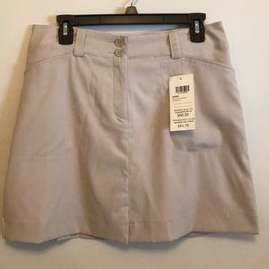 **BRAND NEW** Nike Golf SKORT SZ 8/M Tan DRI-FIT